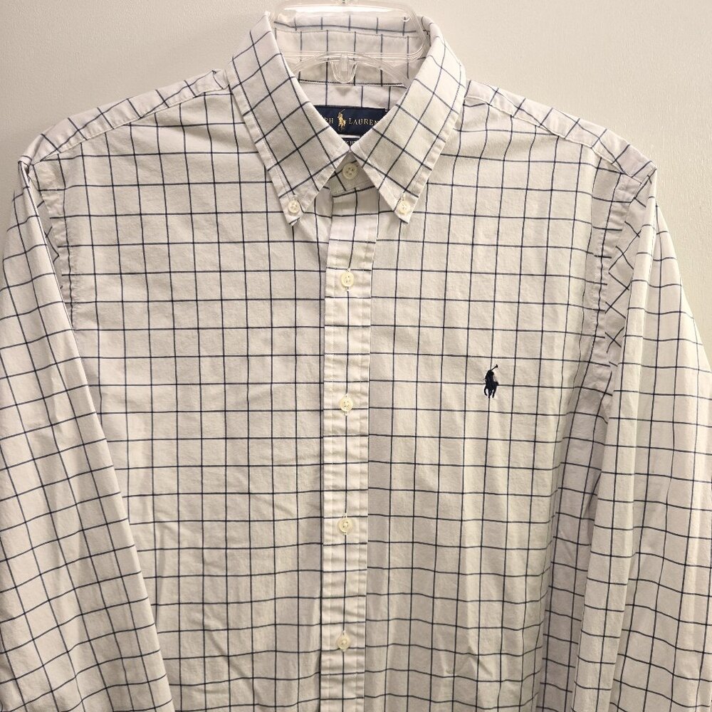 Men's Ralph Lauren LG white dress shirt